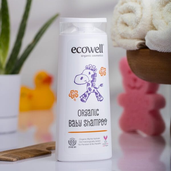 ECOWELL органичен бебешки шампоан 300 мл. — снимка 3